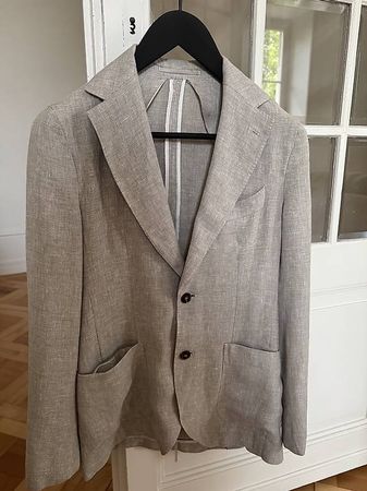 Alexander Sachs Jacket Blazer, Loro Piana Fabric Size: 48/40