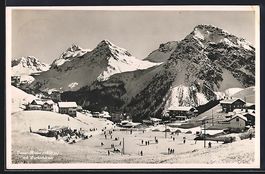 Inner-Arosa, Ortspartie und Furkahörner