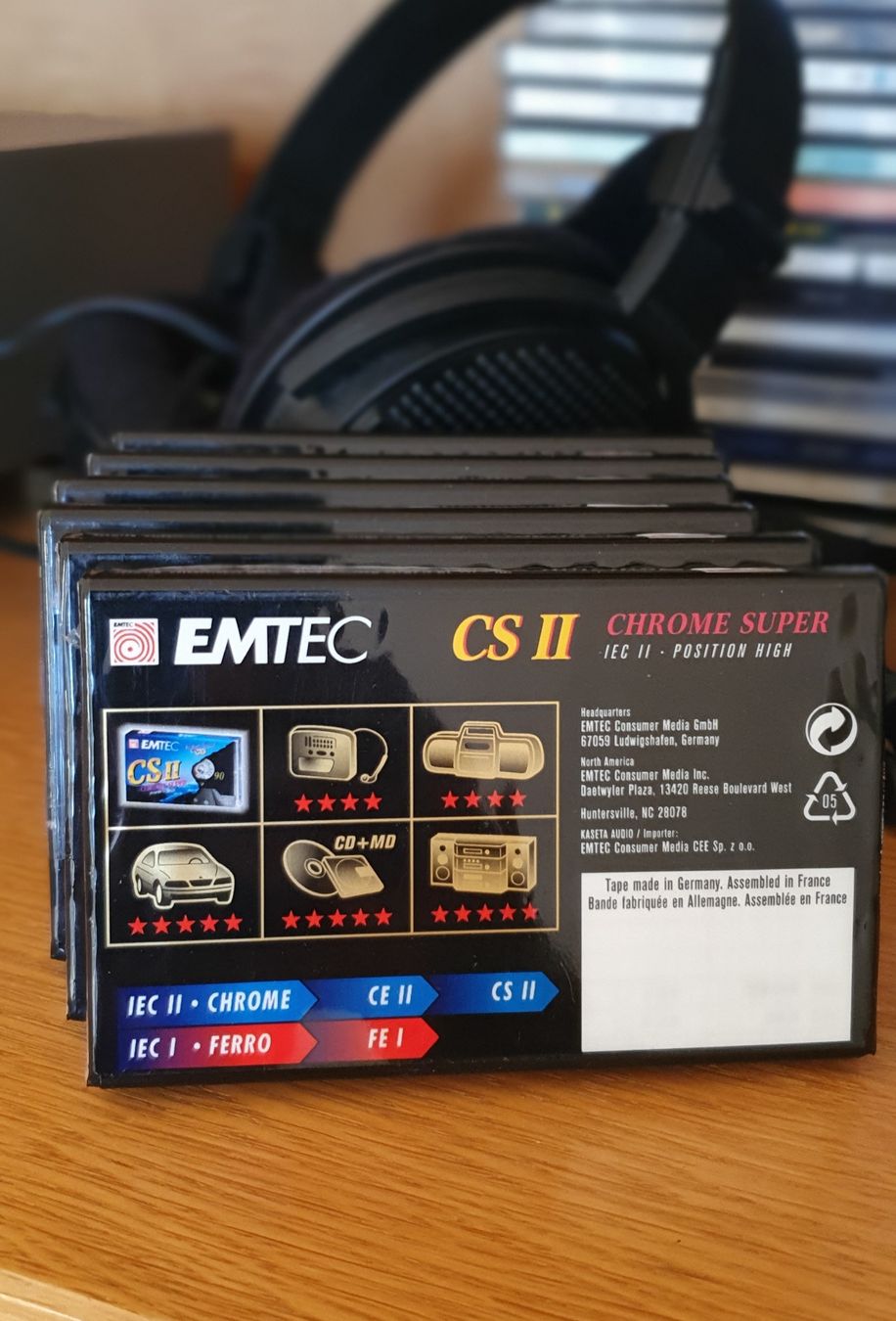 Musicassette: Cassette Audio EMTEC CS II 60 – Nuovo e nell'imballaggio originale da Sion venduto da Timevintage 1