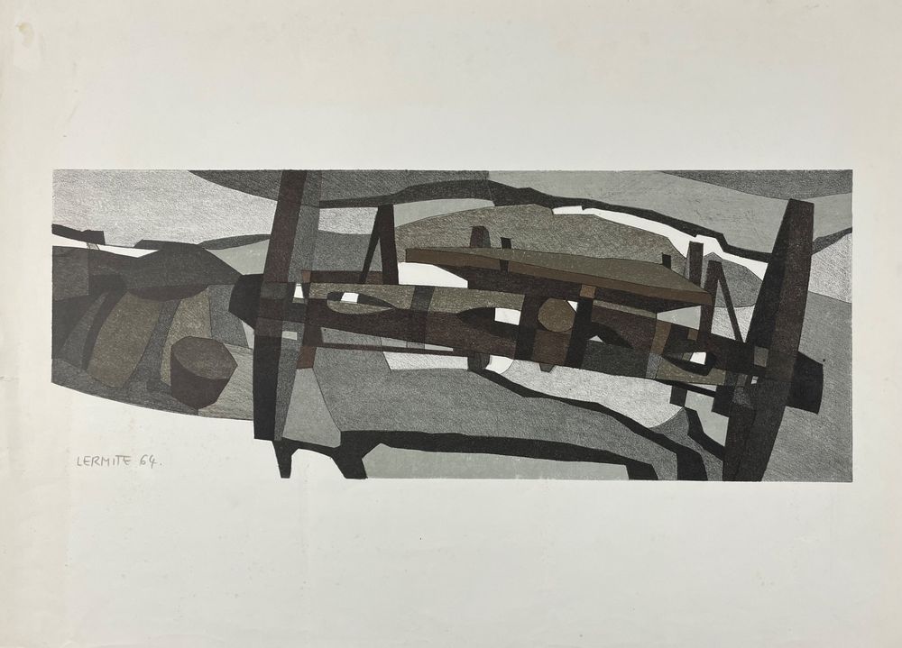 Jean Pierre Lermite (1920-1977) Serigraphie Handsigniert (Gebraucht) in ...