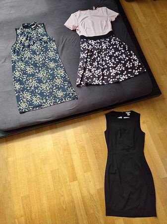 3 sommerliche Damenkleider Gr. 36, sportlich & elegant