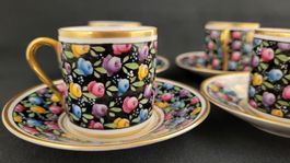 Handbemaltes Espresso-Set 8-teilig