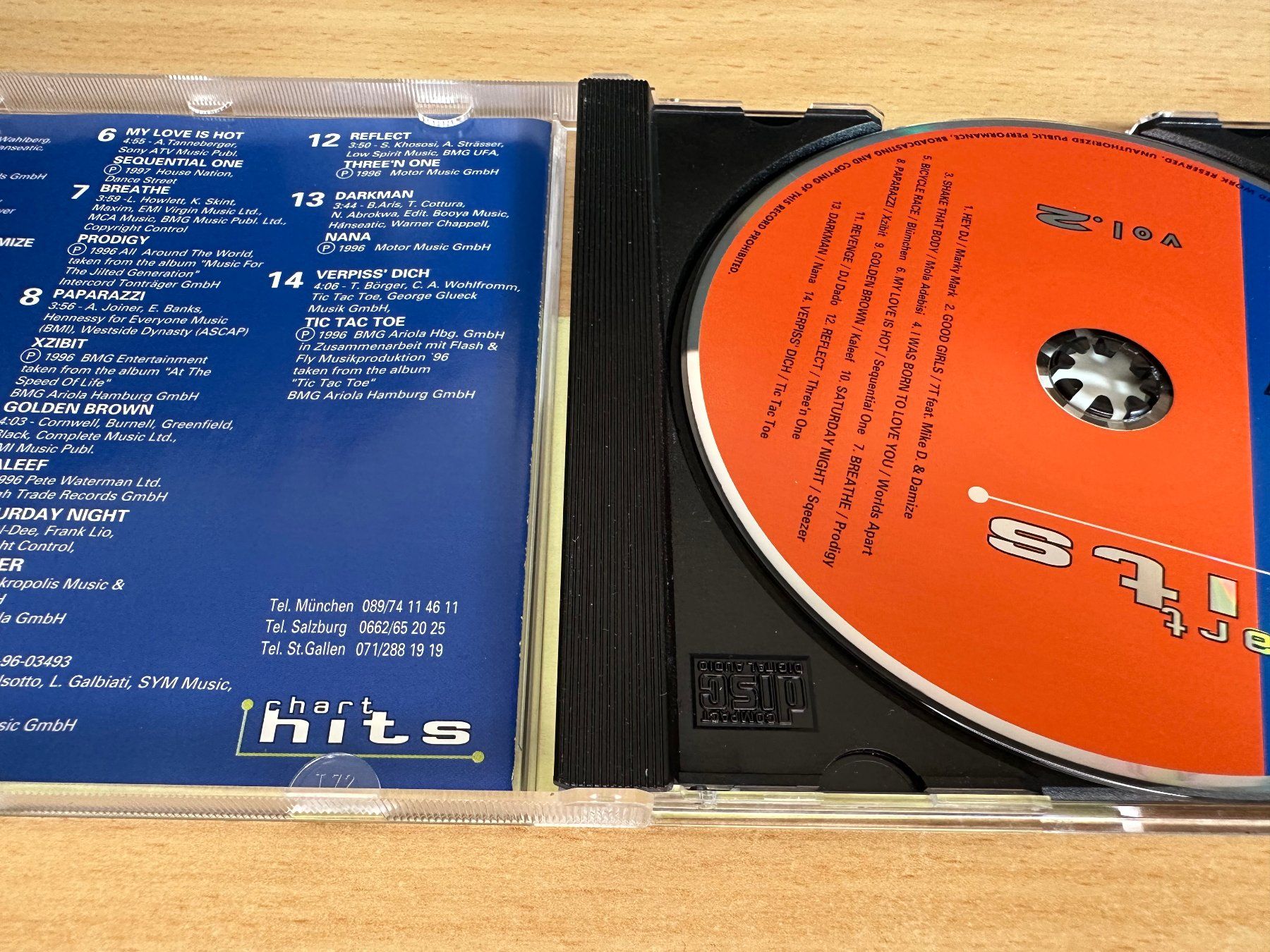 CDs: Various – Chart Hits Vol. 2 1997 – Gebraucht aus Rikon im Tösstal von Alpenmutz 2
