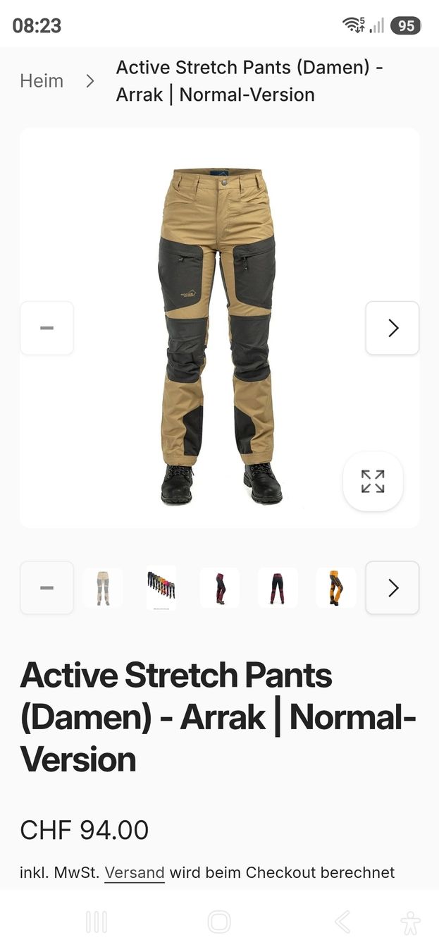 Pantaloni: Arrak Active Stretch Pants Damen – Nuovo (secondo la descrizione) da Bettlach venduto da shanty11 4
