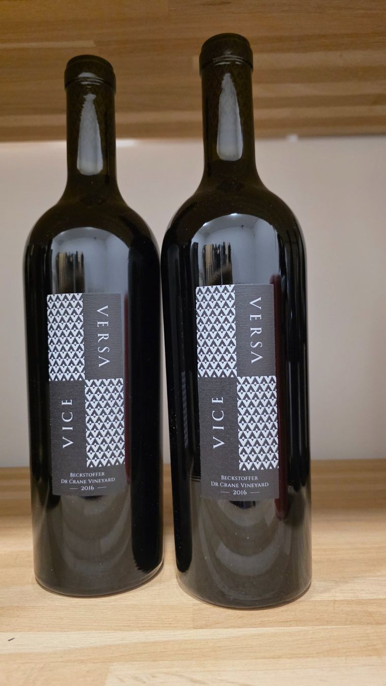 Vino: Vice Versa Beckstoffer DR Crane Vineyard 2016 - 75cl – Nuovo e nell'imballaggio originale da Steinmaur venduto da Mediascan