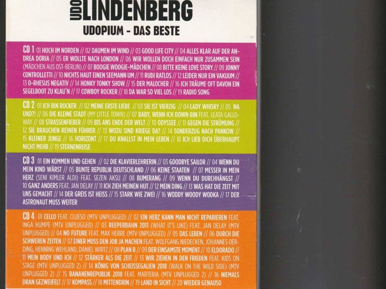 CD: Udo Lindenberg - Udopium Das Beste – Nuovo (secondo la descrizione) da Chur venduto da zowie72 1