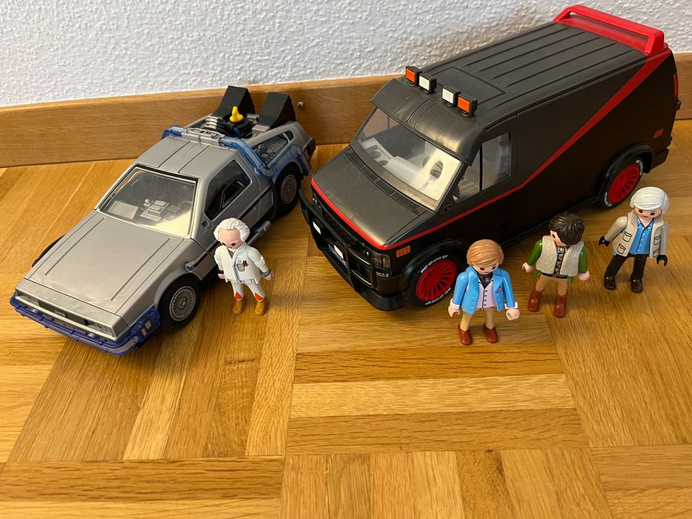 Playmobil A-Team Van Zurück in Zukunft De Lorean