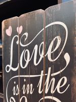 Bild Wanddekoration Schild Spruch Holzschild Vintage Deko