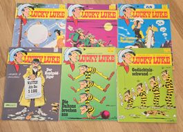 6 Fumetti Lucky Luke usati in lingua tedesca