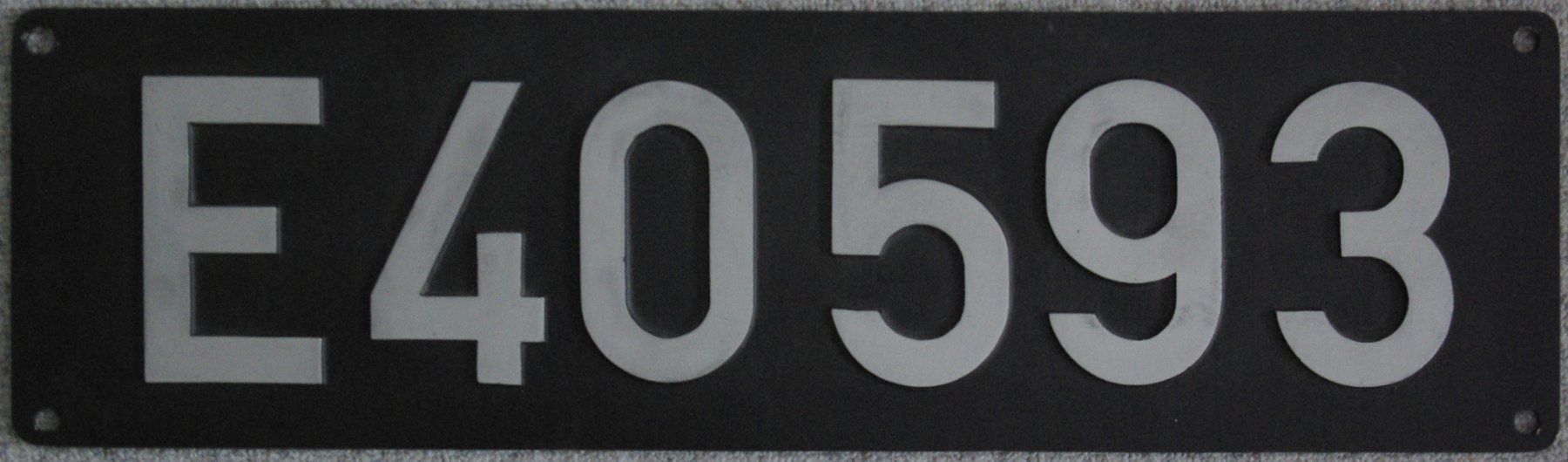 Schilder: Lokschild Original Deutsche Bundesbahn – Gebraucht aus Schlatt ZH von Eiger73