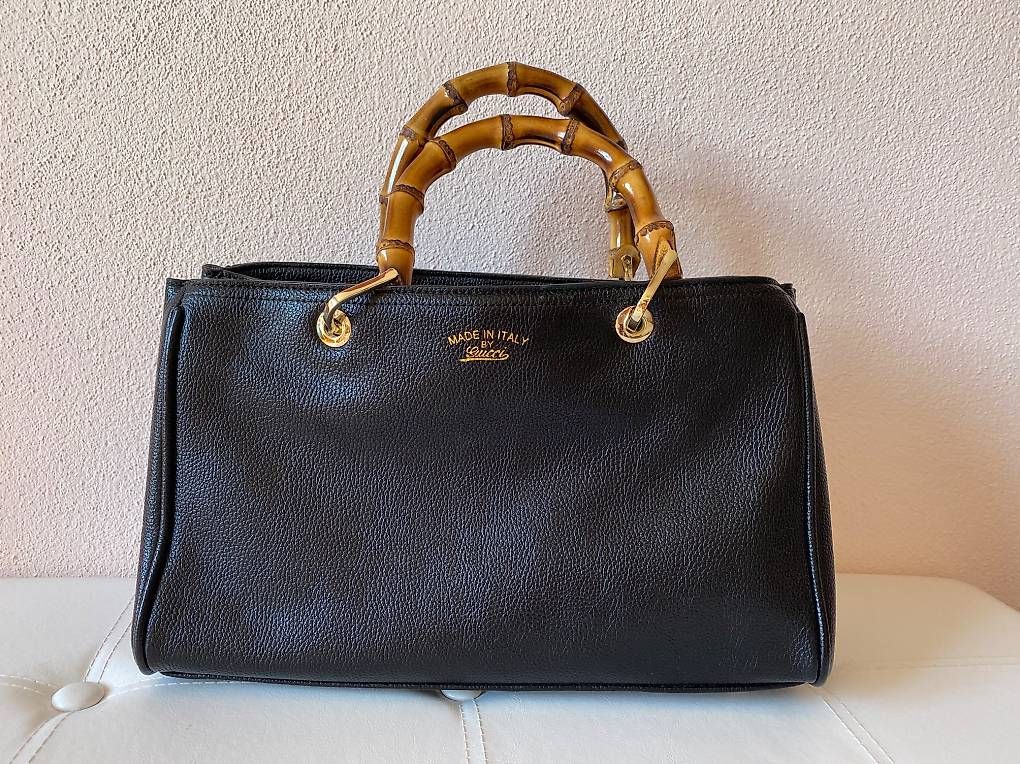 Sacs femmes: Gucci Bamboo shopper nera – D'occasion à Comano par lucrezianess 1