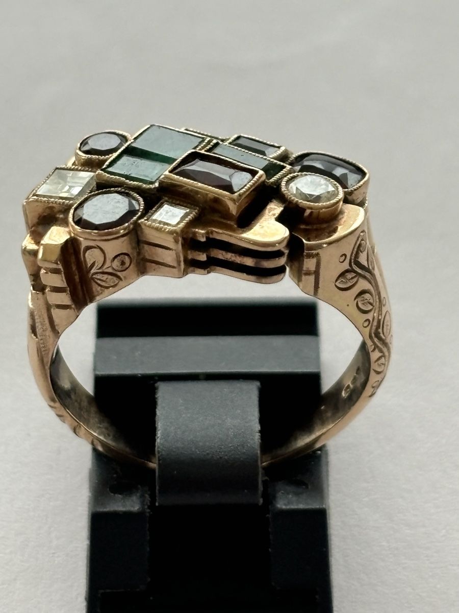 Ringe: Ring Gelbgold / Edelsteine 14 Karat – Gebraucht aus Langnau am Albis von flusspflege 3