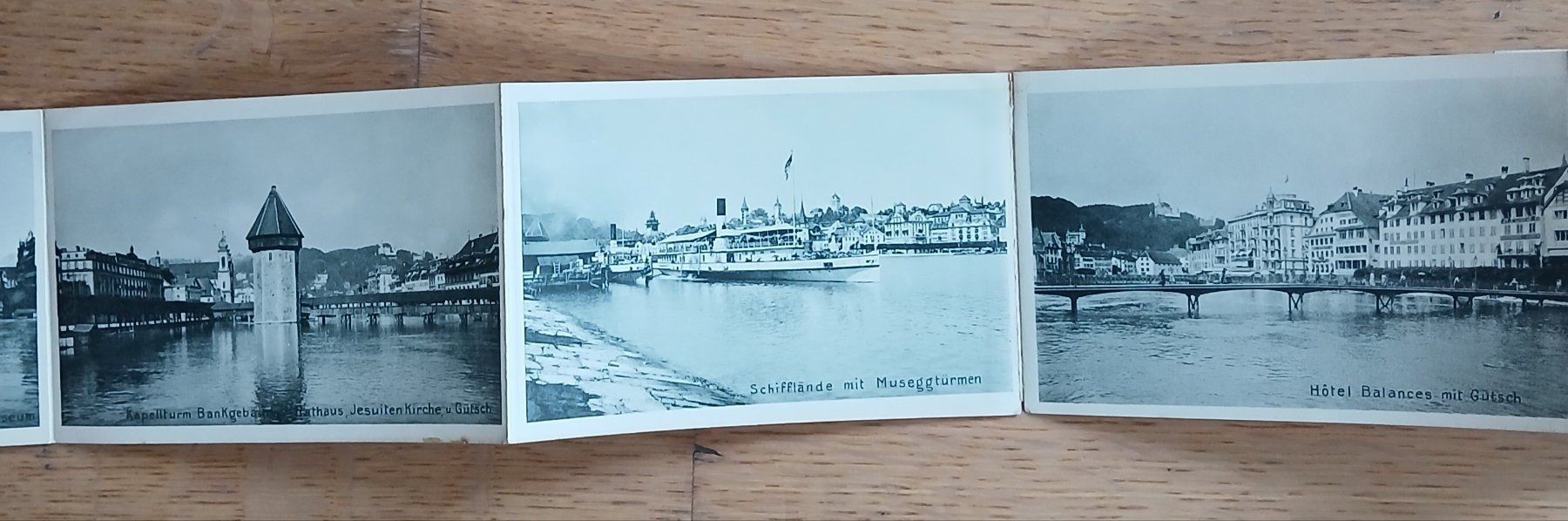 Cartoline postali: Souvenir von Luzern, um 1909 – Usato da Wettingen venduto da Aromat 3