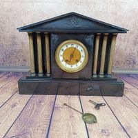Vintage Kaminuhr Portal Napoleonisch 1890 Jahre