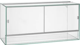 Terrarium 120x50x60 ist nur für 1 Tier verwendet worden.