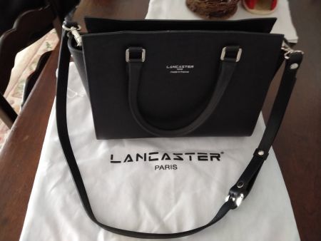 Sac à main cuir noir Lancaster neuf