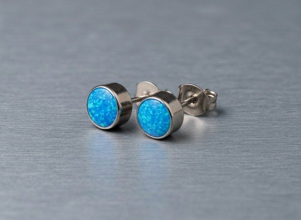 Ohrringe & -stecker: Titanium-Ohrstecker mit Opal – Neu und originalverpackt aus Matten b. Interlaken von kero71 7