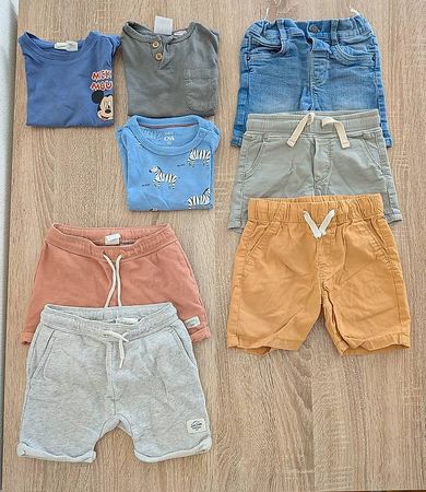 8-tlg. Sommer Babykleider-Paket für einen Junge, Grösse 86