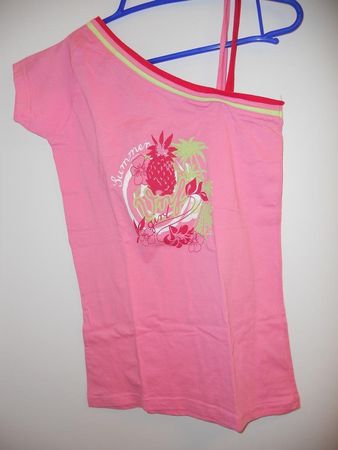 Neu: Sommershirt kurzarm - rosa - Gr.176