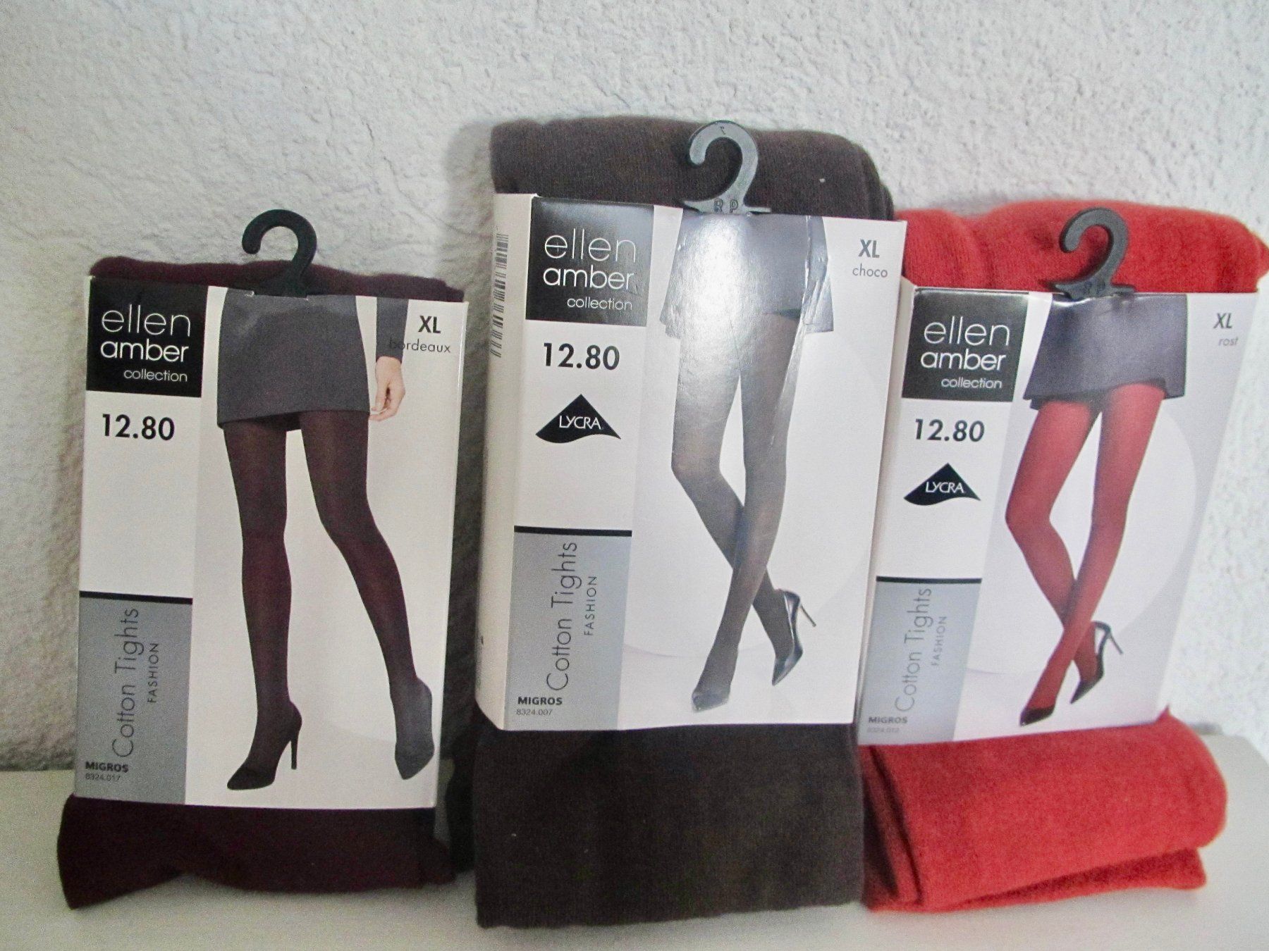 Calze & Collant: 3 x COLLANTS XL ELLEN AMBER – Nuovo e nell'imballaggio originale da Murten venduto da Selliot