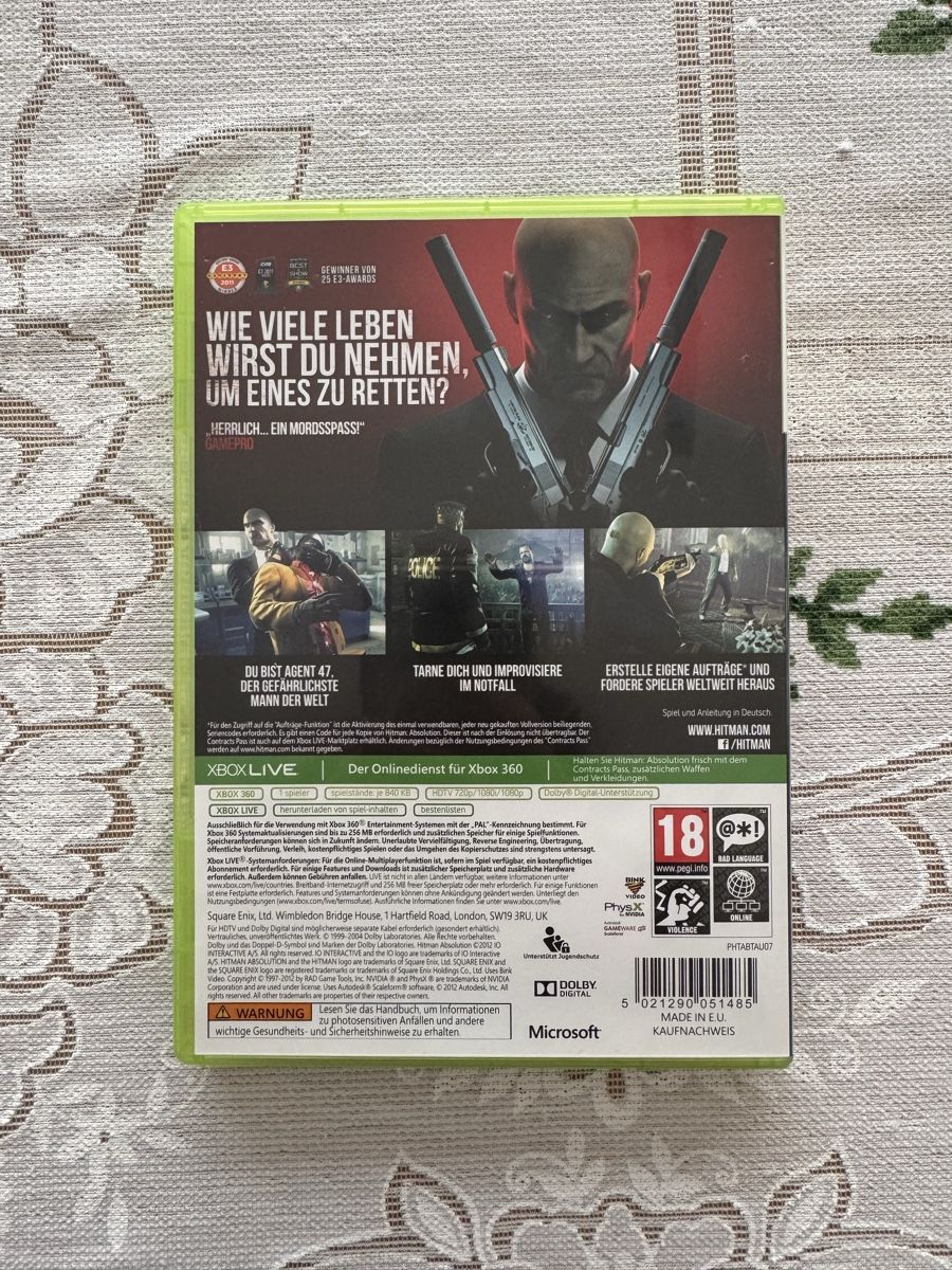 Giochi: Hitman: Absolution - Xbox 360 Game – Usato da Wil SG venduto da eid_m7ks 2