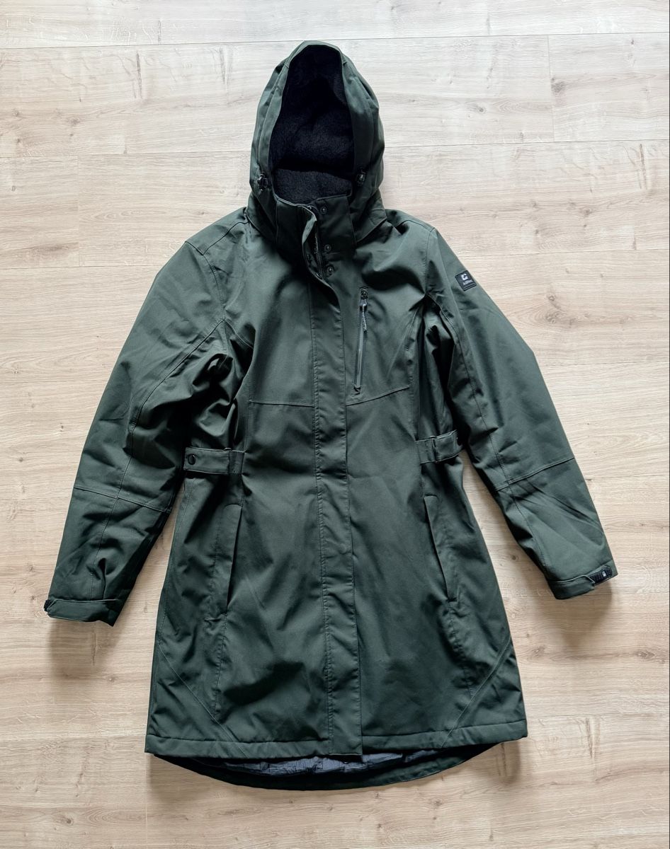 Killtec Cappotti: Killtec Outdoormantel, Gr. 40 wasser- und winddicht, olive – Usato da LUZERN venduto da Supigers