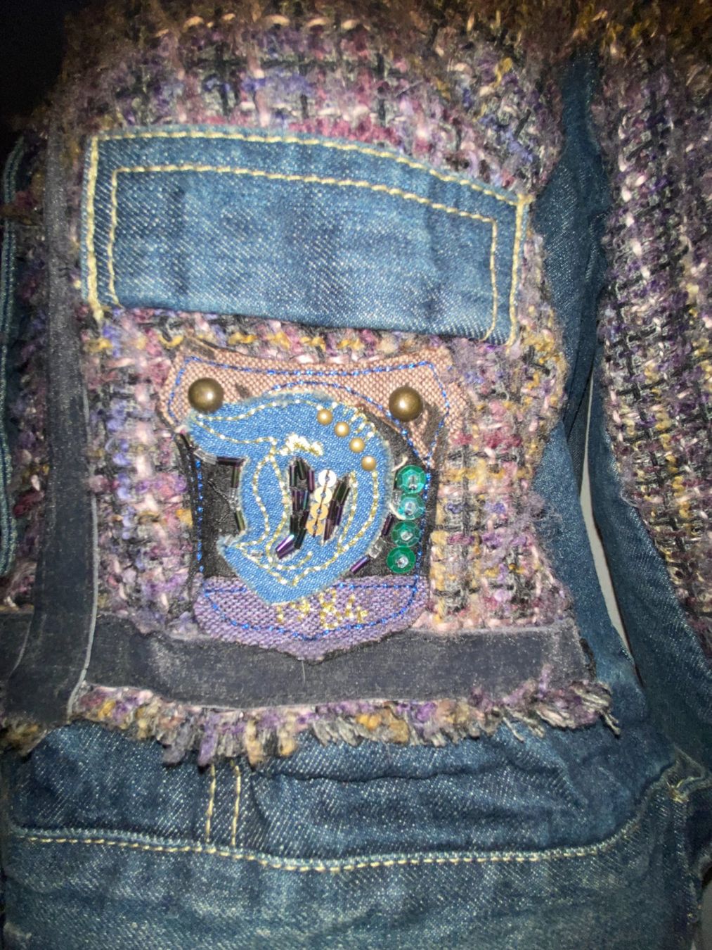 Desigual Giacche: Original Desigual extravagante Jacke Gr. M – Usato da Stetten SH venduto da bijoux18 7