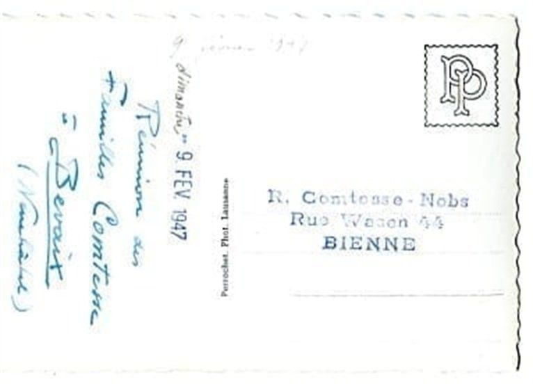Cartoline postali: Bevaix, vue generale – Usato da Ottikon b.Kemptth. venduto da Neptun1974 1
