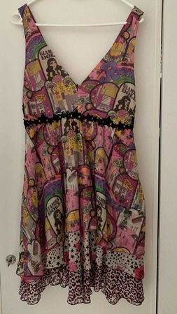 ab35.-  G. Valli Kleid 100% seide edition Vogue  post9.-