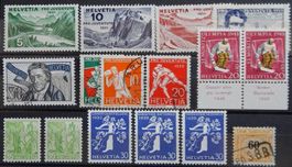Schweiz Lot mit alten Werten VII