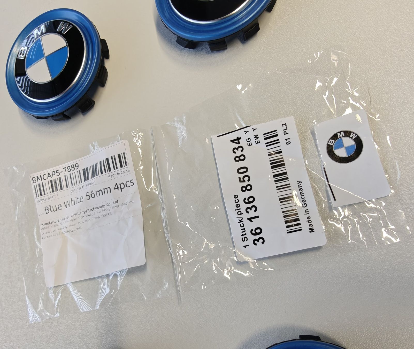 BMW Alle Autoersatzteile: Original BMW 56mm Nabenabdeckung – Gebraucht aus Seengen von Iraeber 4