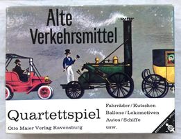 Quartettspiel - Alte Verkehrsmittel - Ravensburger Spiele