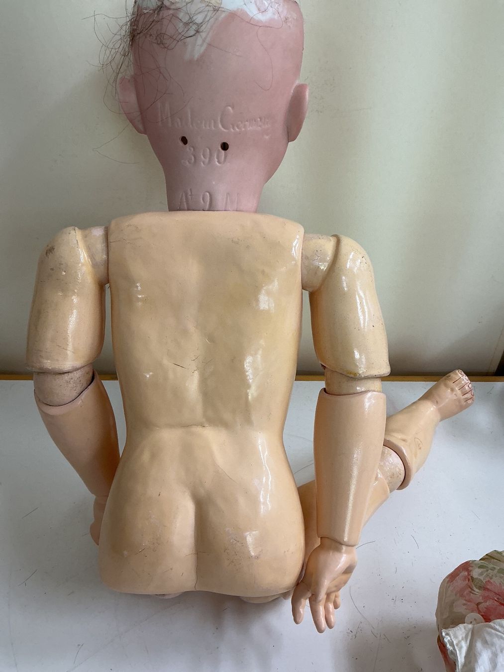 Bambole: Antike grosse Puppe A. 9. M., 390 – Usato da Bern venduto da vielerart 6