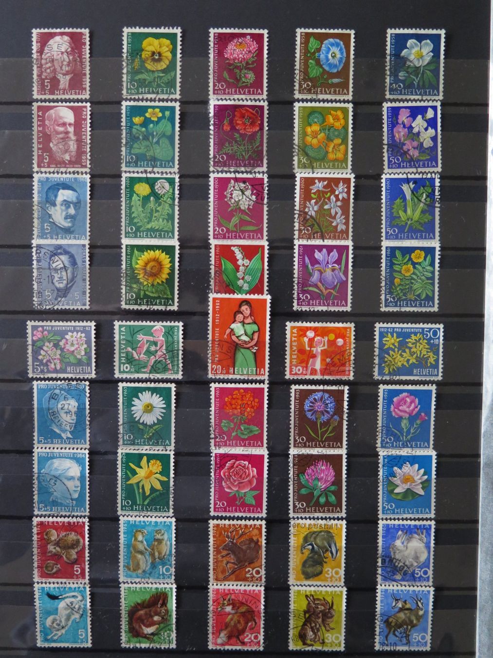 Tutti i francobolli: Pro Juventute 1913 - 2000 SBK 1 - 359 – Usato da Winterthur venduto da Namo1 5