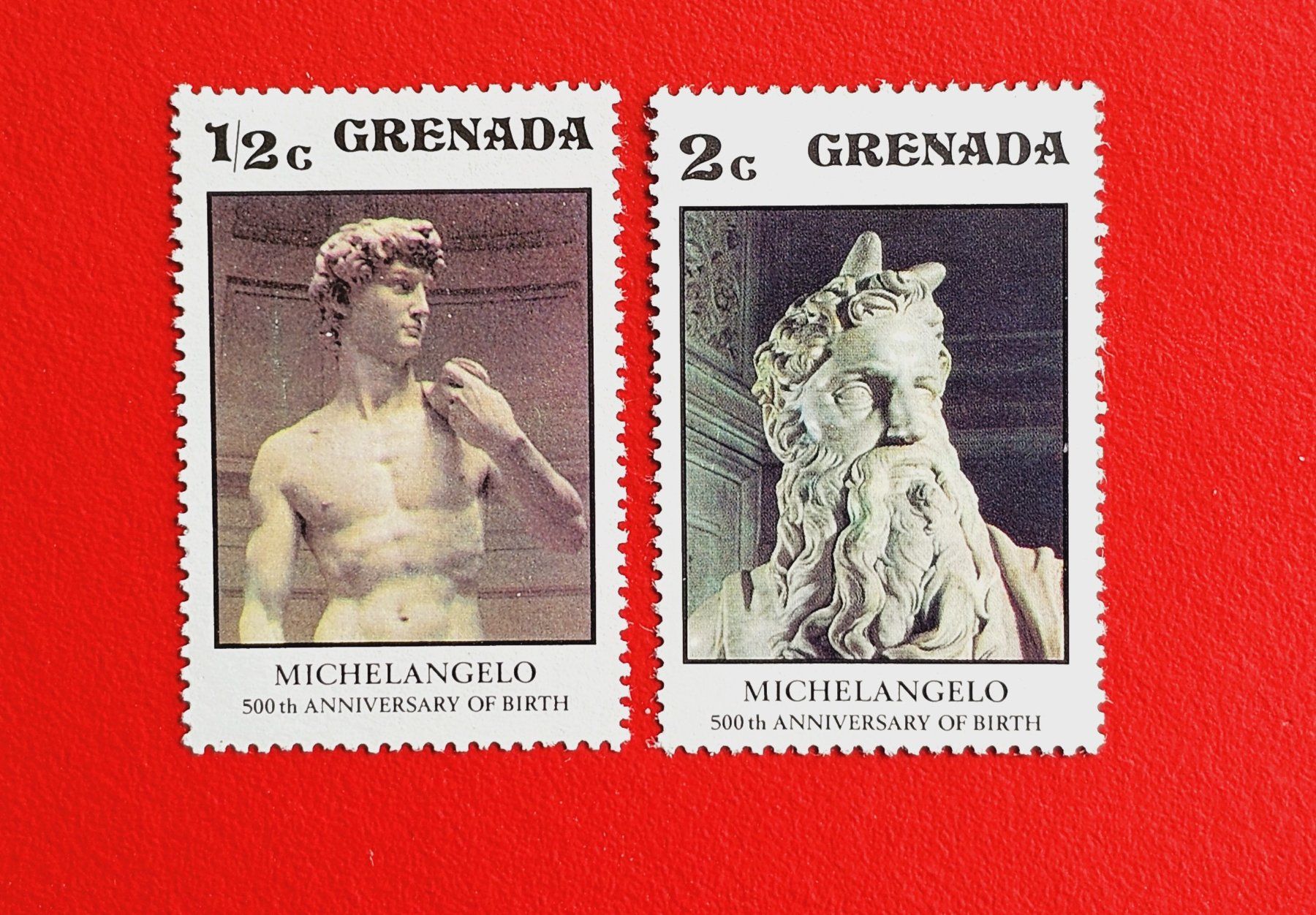 Tous les timbres: GROSSBRITANNIEN GRENADA WERKE MICHELANGELO 1975** POSTFRISCH – Neuf (Voir description) à Düdingen par Quartierstrasse