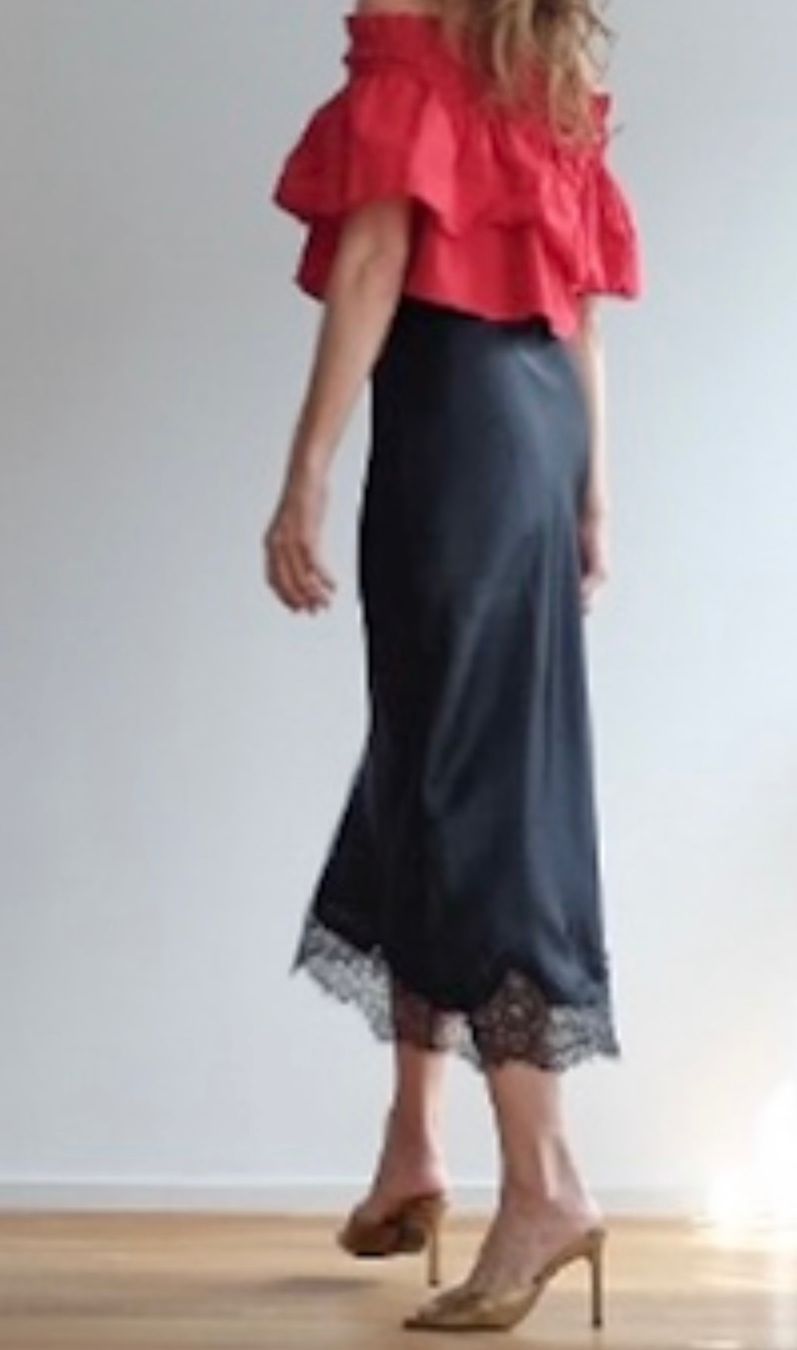Mango Top: MANGO Schulterfreies TOP mit Volant - neu - – Nuovo (secondo la descrizione) da Jona venduto da vanessasupermarket20 1