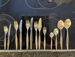 Silberbesteck 170-teilig, 50er Jahre, 800er Silber
