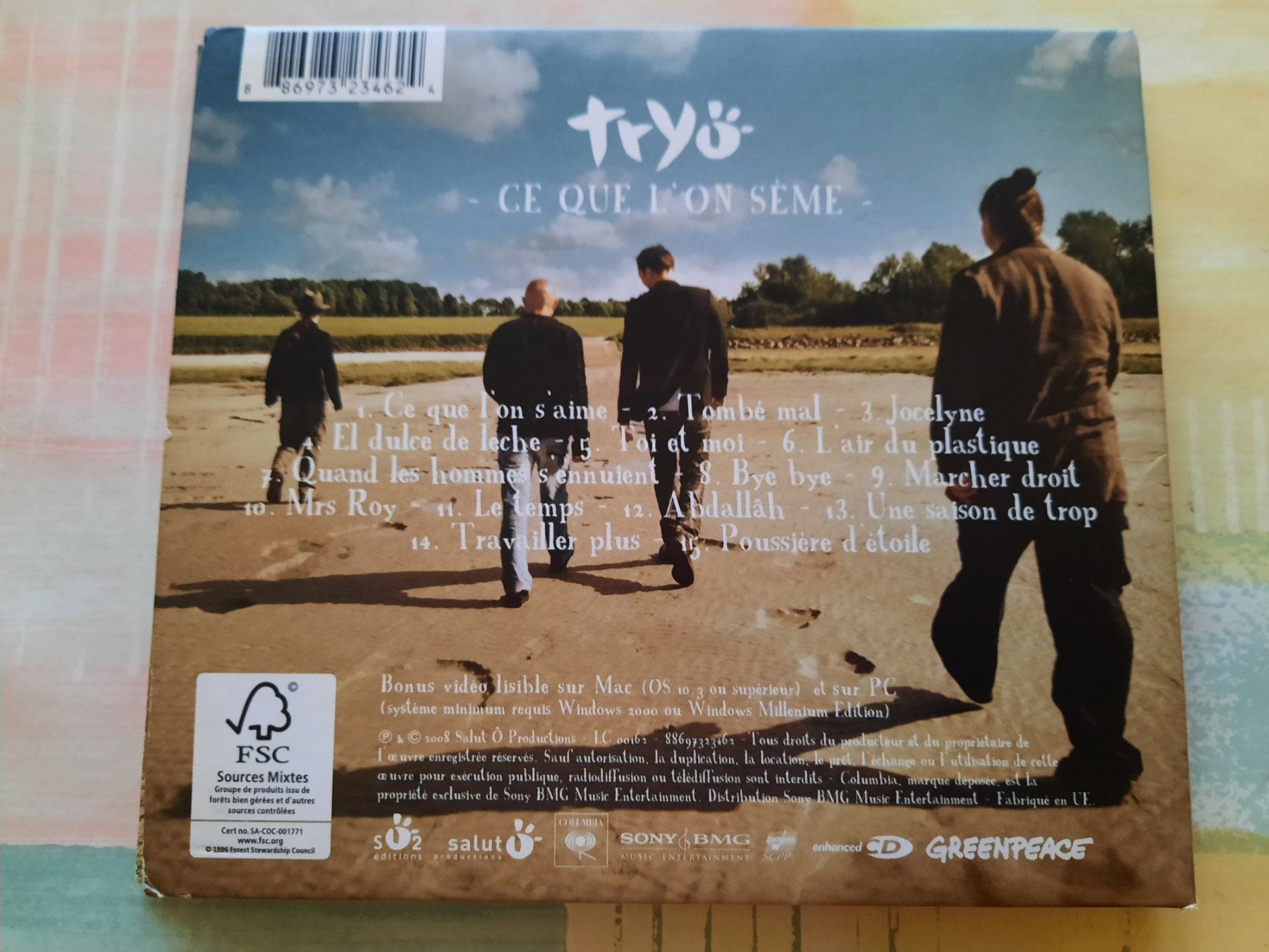 CDs: CD Tryo - Ce que l'on sème – Gebraucht aus Pully von bro_n52j 1