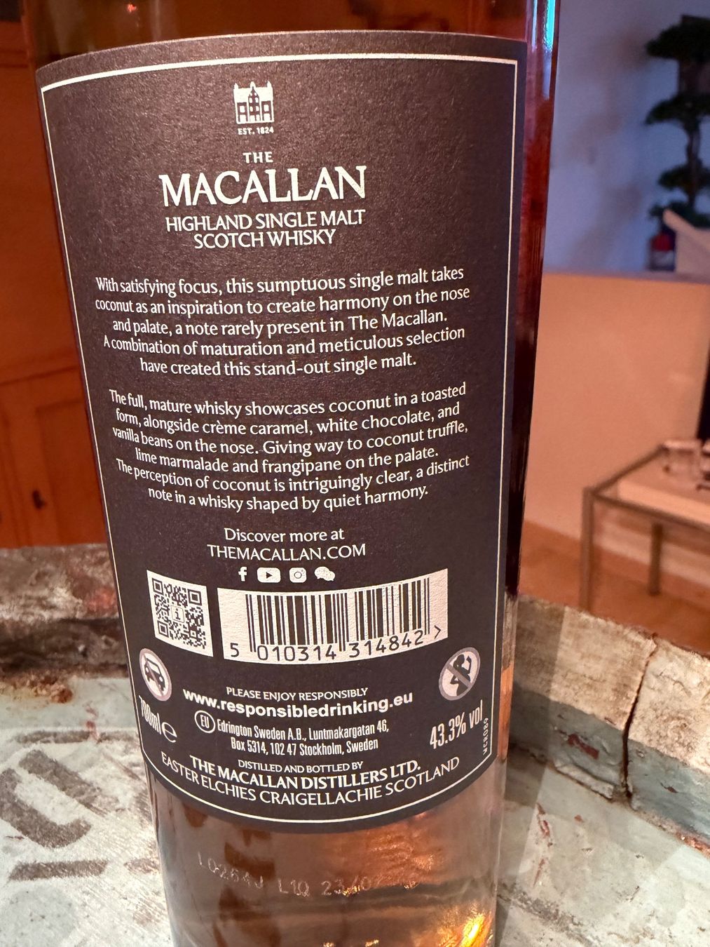 Macallan Bevande alcoliche: Macallan Coconut Toasted – Usato da Aarwangen venduto da concorde58 3
