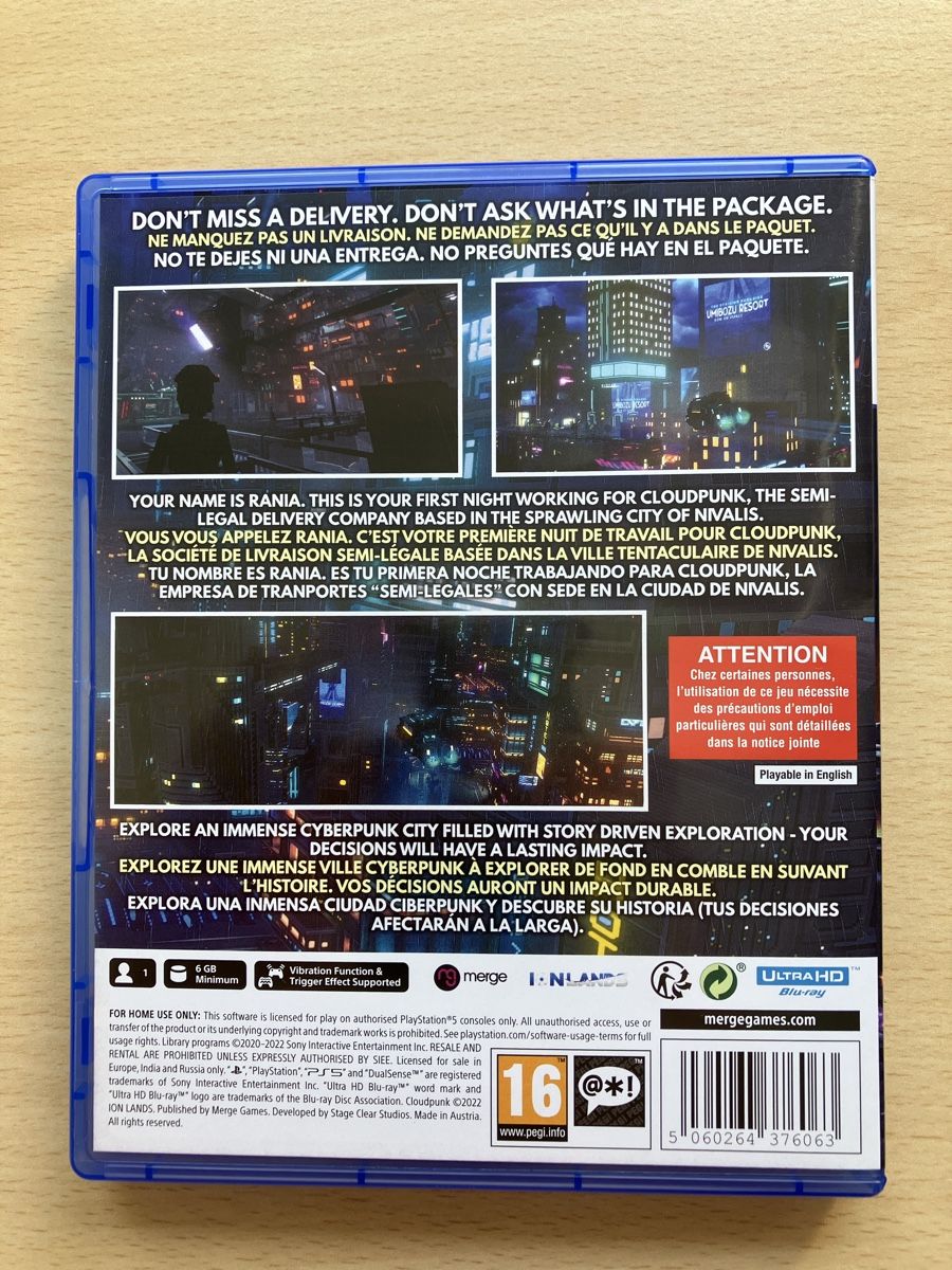 Sony Spiele: Cloudpunk (PS5) PAL – Neu (gemäss Beschreibung) aus Lausanne von Pingouin14 1