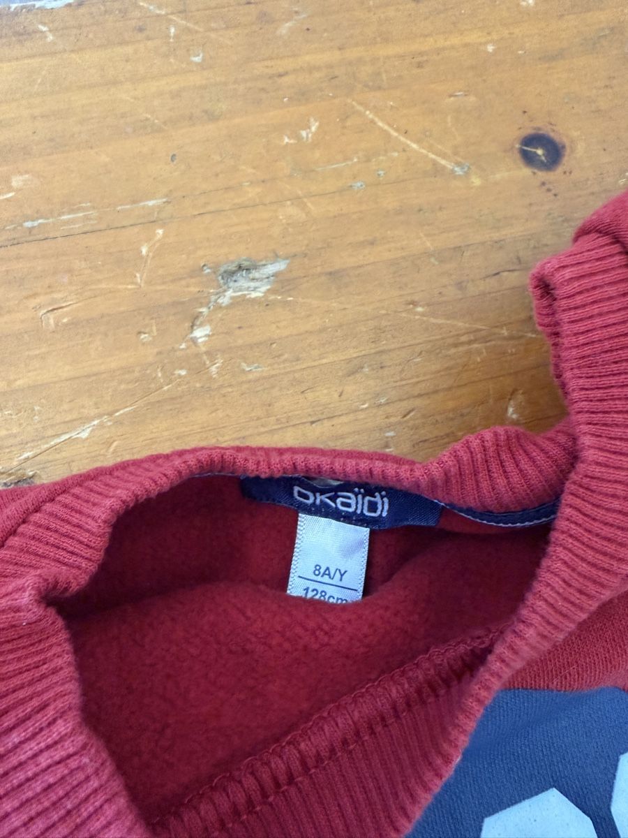Okaidi Maglioni & Felpe: Okaïdi Pullover Gr. 128 Rot – Usato da Gurmels venduto da SwissShop21 2