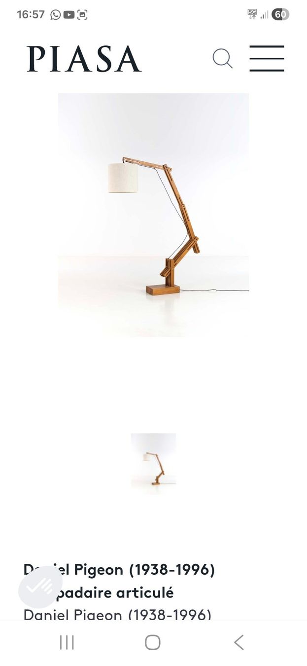 Lampade: Lampe bogenlampe par Daniel pigeon – Usato da Pieterlen venduto da mou_hx6c 5