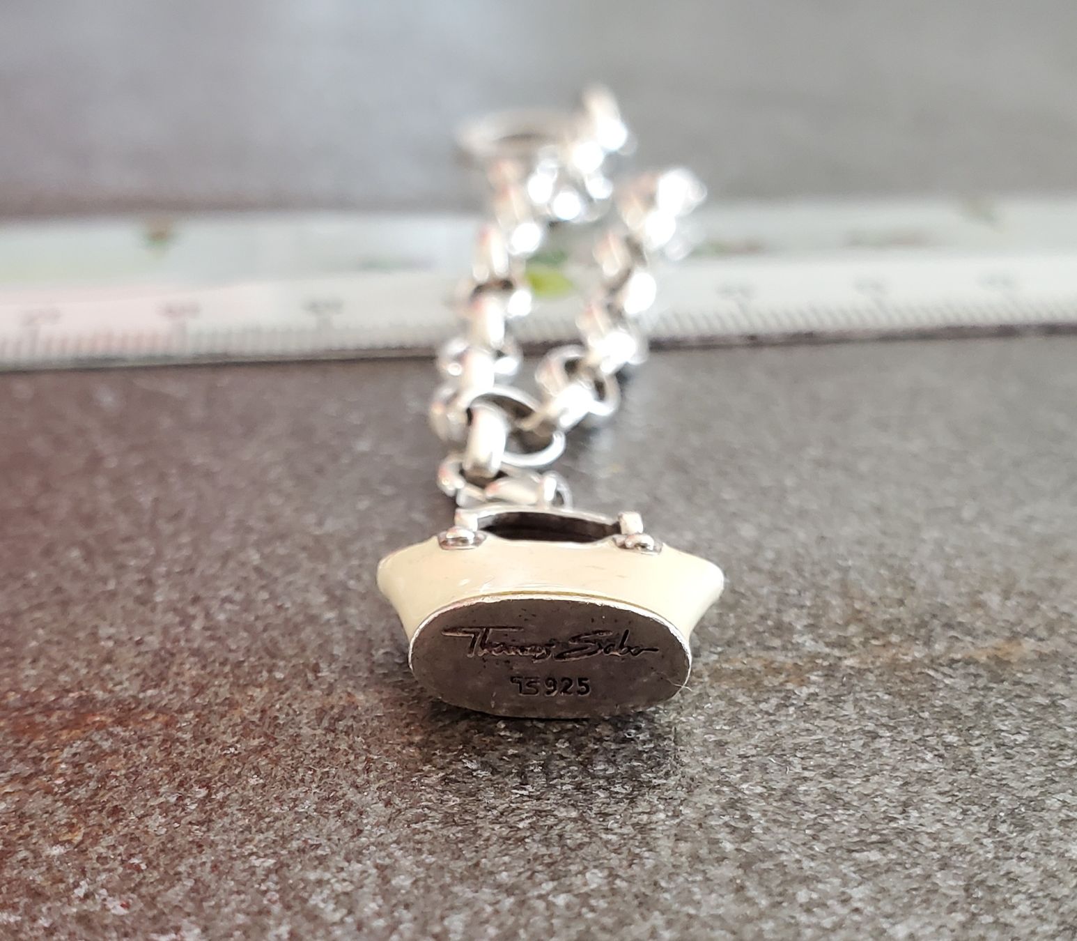 Thomas Sabo Bracciali & Braccialetti: Thomas Sabo Armkette 18 cm Silber – Nuovo (secondo la descrizione) da Schwarzsee venduto da dergli01 5