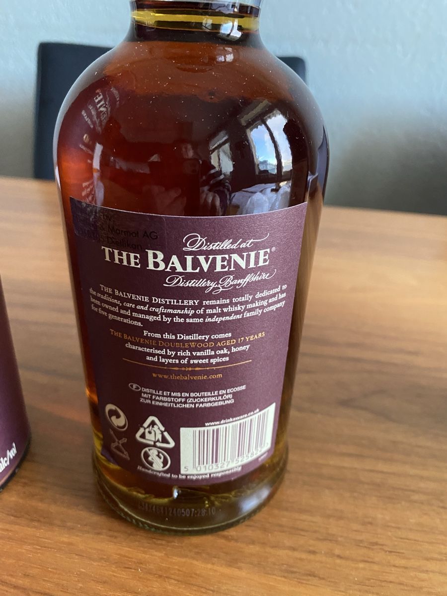 Balvenie Bevande alcoliche: Whisky The Balvenie 17 Years – Nuovo e nell'imballaggio originale da St.Gallen venduto da Design04 2