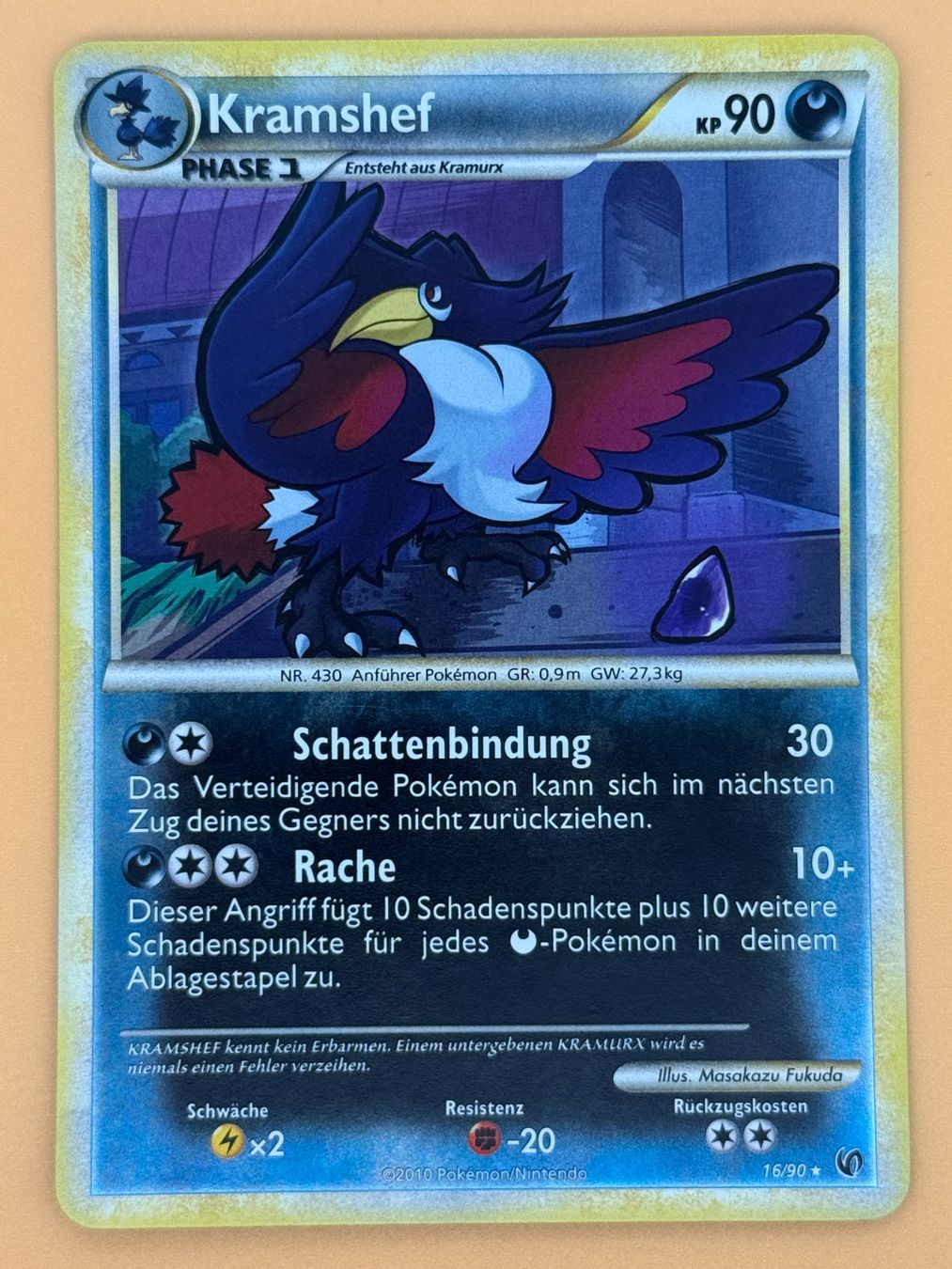Pokémon Carte collezionabili: Kramshef 16/90 Reverse Holo Pokémon HGSS Undaunted – Usato da Uster venduto da Madame_Cards 2