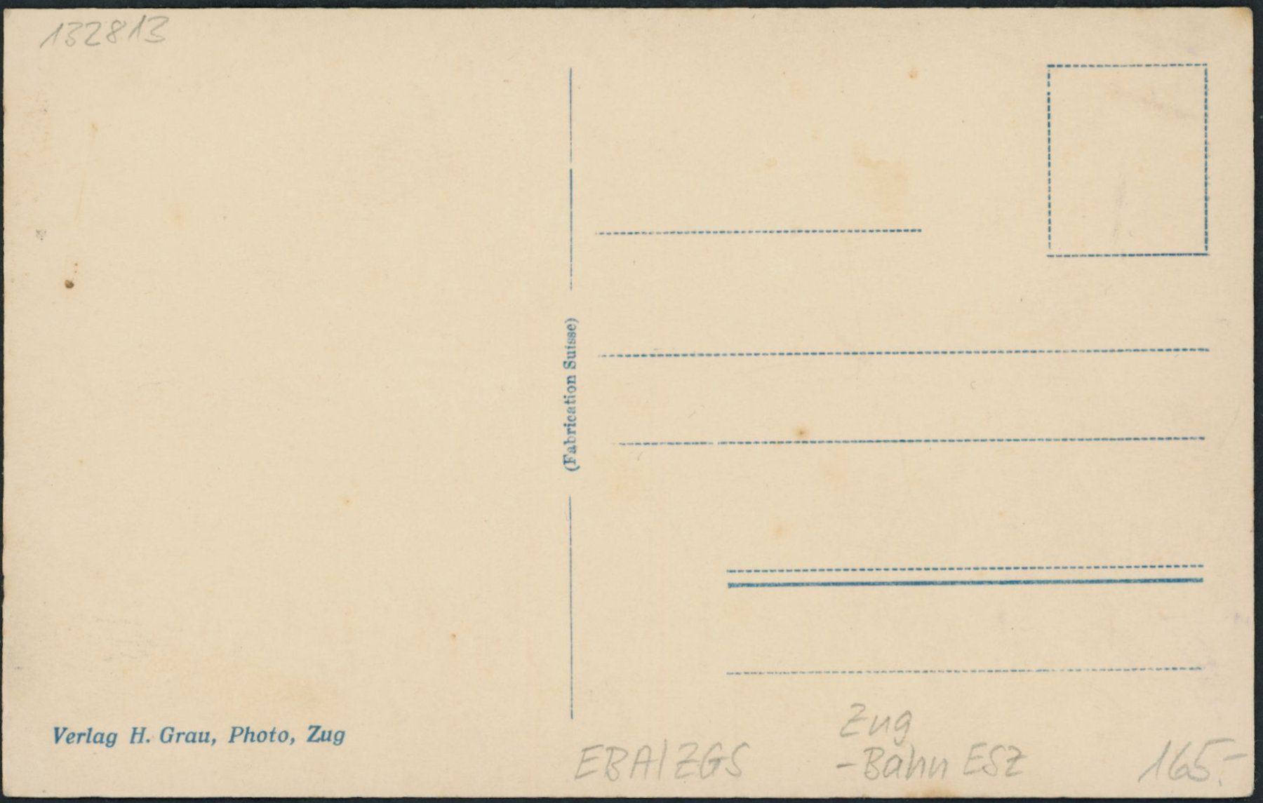Cartoline postali: ZGS Zug - Bahn ESZ - Tram – Nuovo (secondo la descrizione) da Schindellegi venduto da dolpitz 1