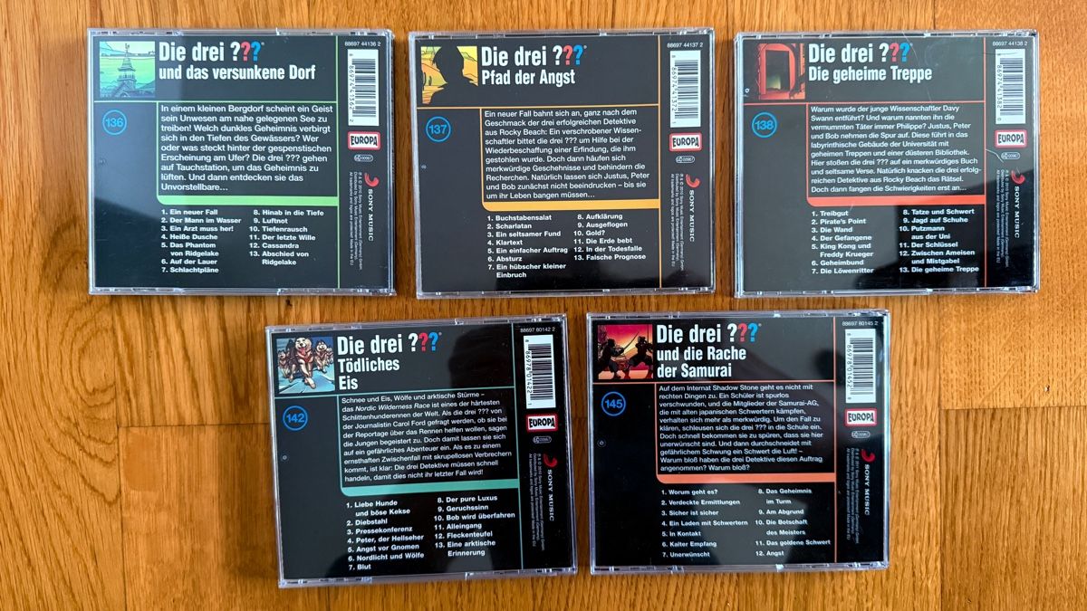 Audiolibri: Die drei Fragezeichen 5er CD Set – Usato da Muri AG venduto da Madoxx72 1