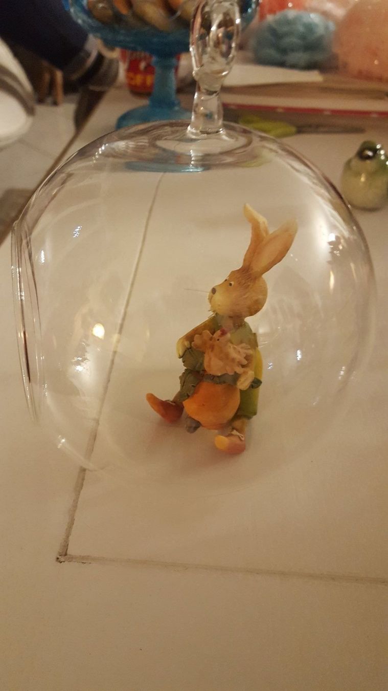 Statuette: Hase in Glaskugel – Usato da Reinach venduto da 3Guggerli 2