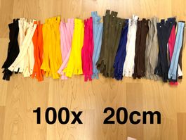 Reissverschlüsse 100 x 20cm        14 super Farben   TOP TOP
