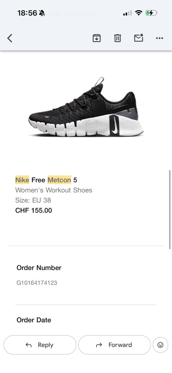 Nike Herrenschuhe: Nike Metcon 6 Grosse 38 – Gebraucht aus Zürich von di_archive 7
